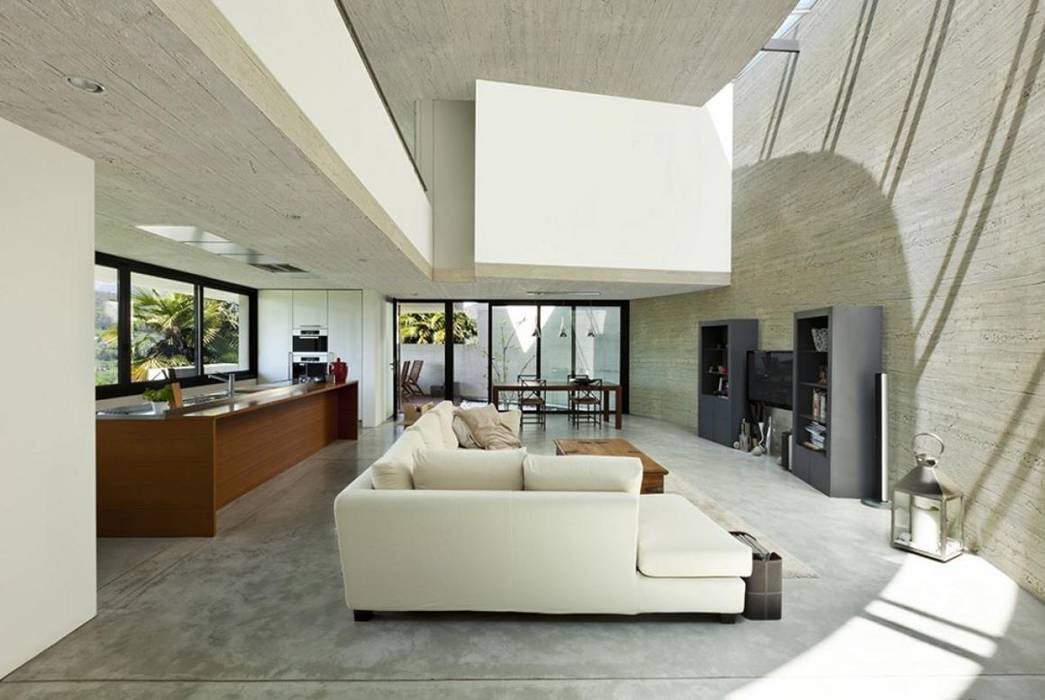 Concrete, Fade Panel Fade Panel Paredes y suelos de estilo moderno
