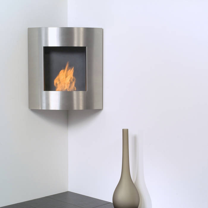 aBlaze, muenkel design - Elektrokamine aus Großentaft muenkel design - Elektrokamine aus Großentaft Modern Living Room Fireplaces & accessories