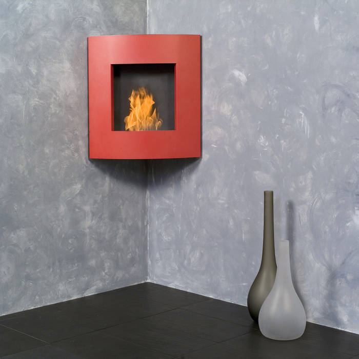 aBlaze, muenkel design - Elektrokamine aus Großentaft muenkel design - Elektrokamine aus Großentaft Modern Living Room Fireplaces & accessories