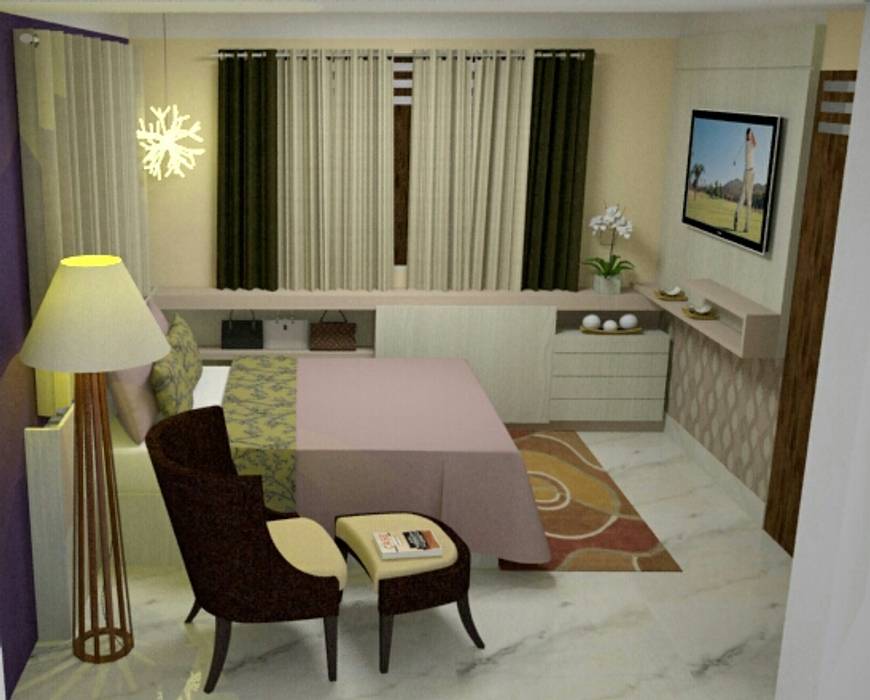 Quarto Feminino, Duecad - Arquitetura e Interiores Duecad - Arquitetura e Interiores Modern style bedroom