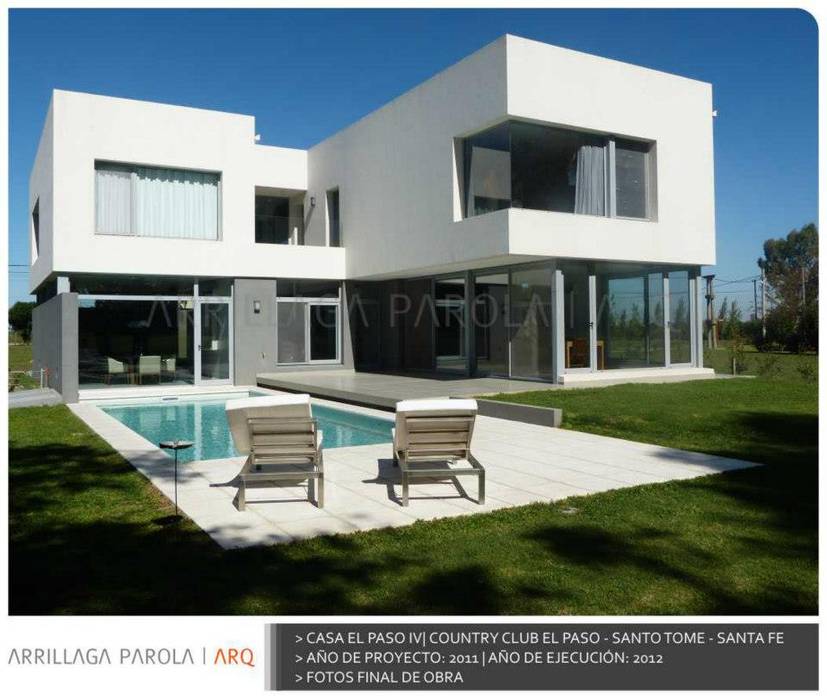 Casa El paso IV, ARRILLAGA&PAROLA ARRILLAGA&PAROLA Casas modernas: Ideas, imágenes y decoración