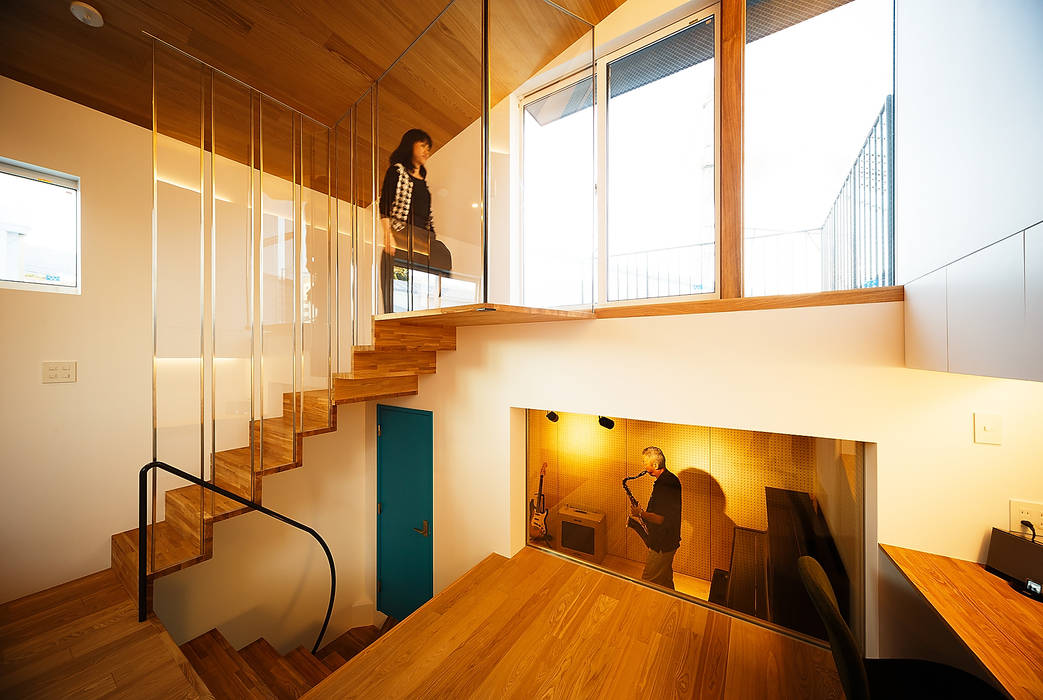 haus-note, 一級建築士事務所haus 一級建築士事務所haus Living room Wood Wood effect