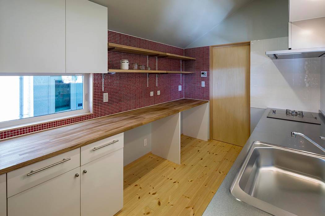 キッチン スズケン一級建築士事務所/Suzuken Architectural Design Office モダンな キッチン