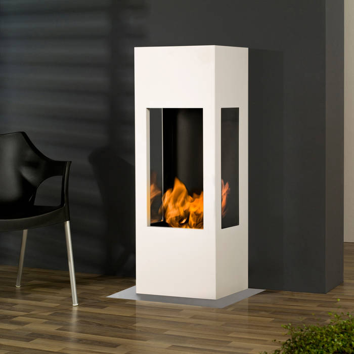 Prism Fire, muenkel design - Elektrokamine aus Großentaft muenkel design - Elektrokamine aus Großentaft Moderne Wohnzimmer Kamin und Zubehör