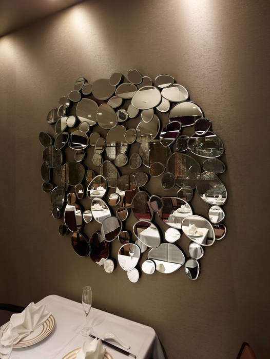 Chinese Restaurant SHAHODEN 株式会社オムド 和風デザインの 多目的室 ガラス