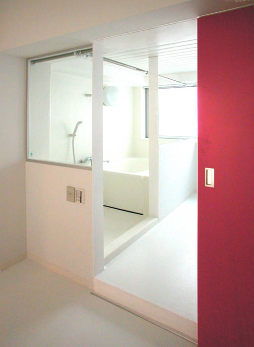 ワンルームマンション1, ユミラ建築設計室 ユミラ建築設計室 Ванная комната в стиле модерн