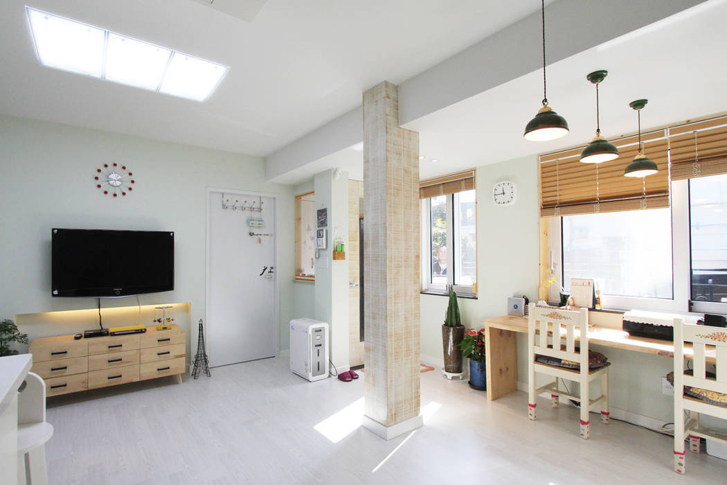 homify Moderne woonkamers