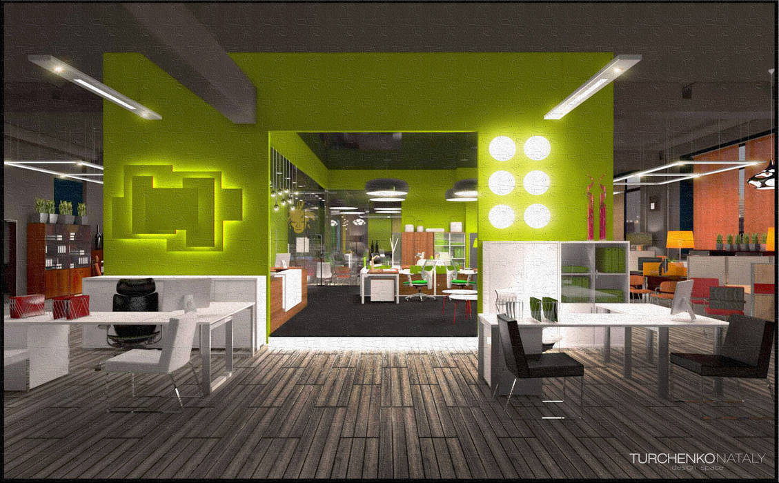 Shourum Magazina Ofisnoj Mebeli Yuniteks Tur4enkonataly Design Space Ofisy I Magaziny V Stile Loft Homify