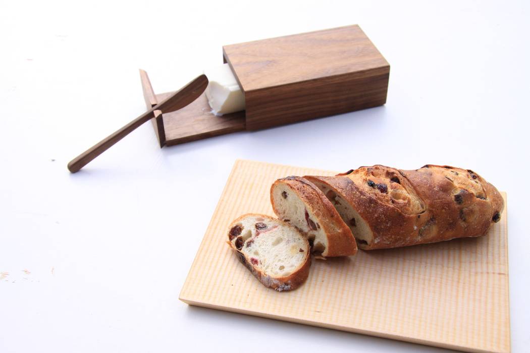 bread plate and butter case Semi-Aco Eclectic style houses Wood Wood effect Homewares