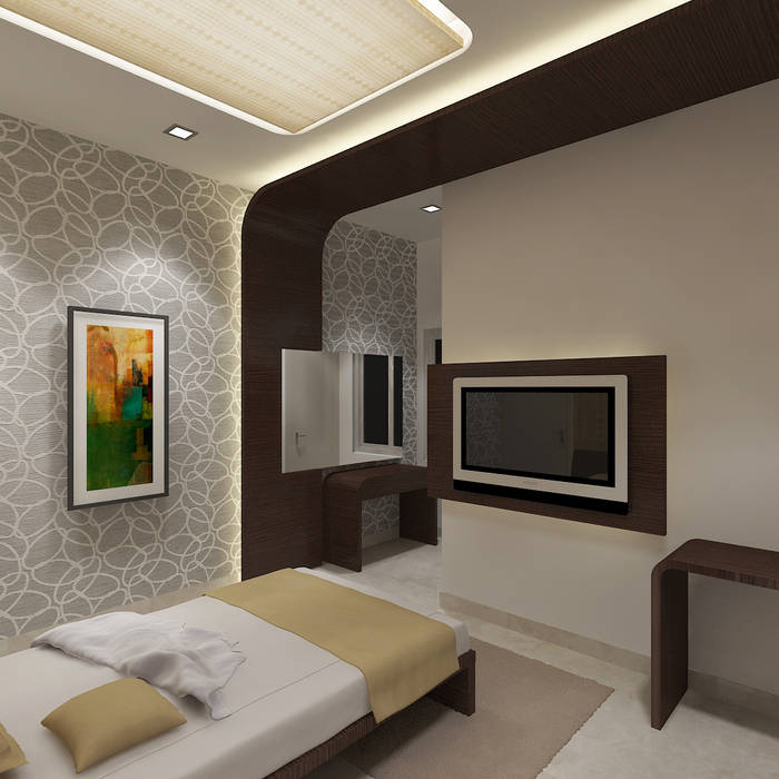 View - 2 Of Guest Bedroom Vasantha Architects and Interior Designers (VAID)