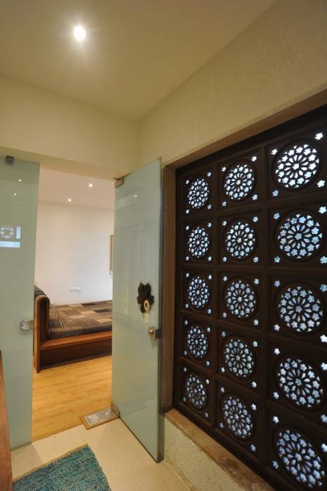 LIVING WITH NATURE, Archana Shah & Associates Archana Shah & Associates Modern walls & floors