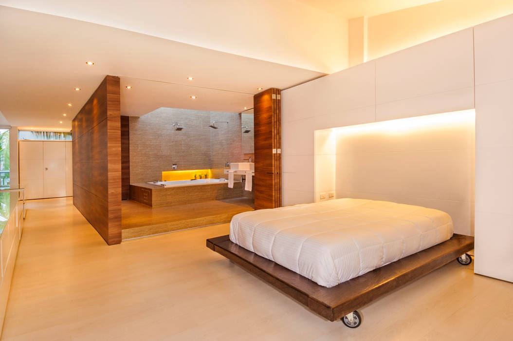 Casa Palmeral, FR ARQUITECTURA S.A.S. FR ARQUITECTURA S.A.S. Modern style bedroom