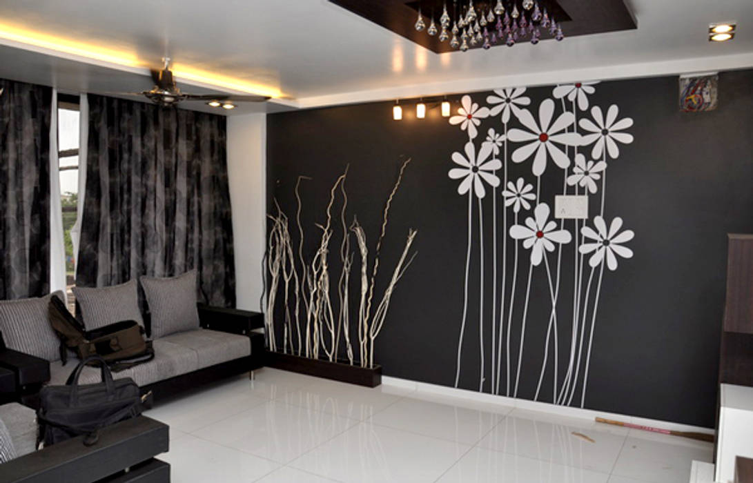Living Room Graphics, BION Creations Pvt. Ltd. BION Creations Pvt. Ltd. Modern living room