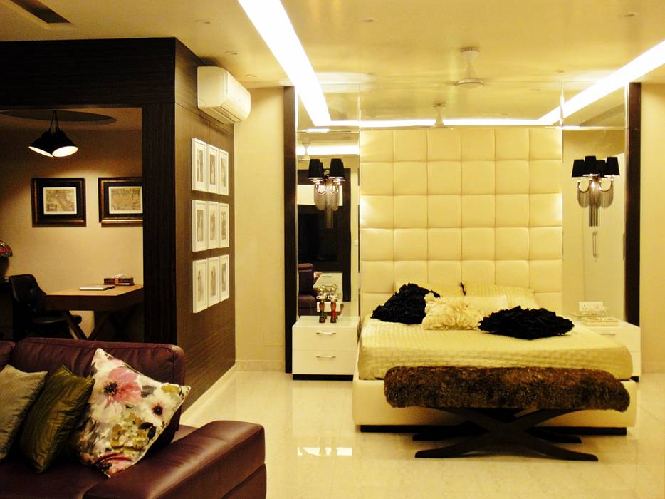Residence Design, Sandesh Vihar, H5 Interior Design H5 Interior Design Modern style bedroom