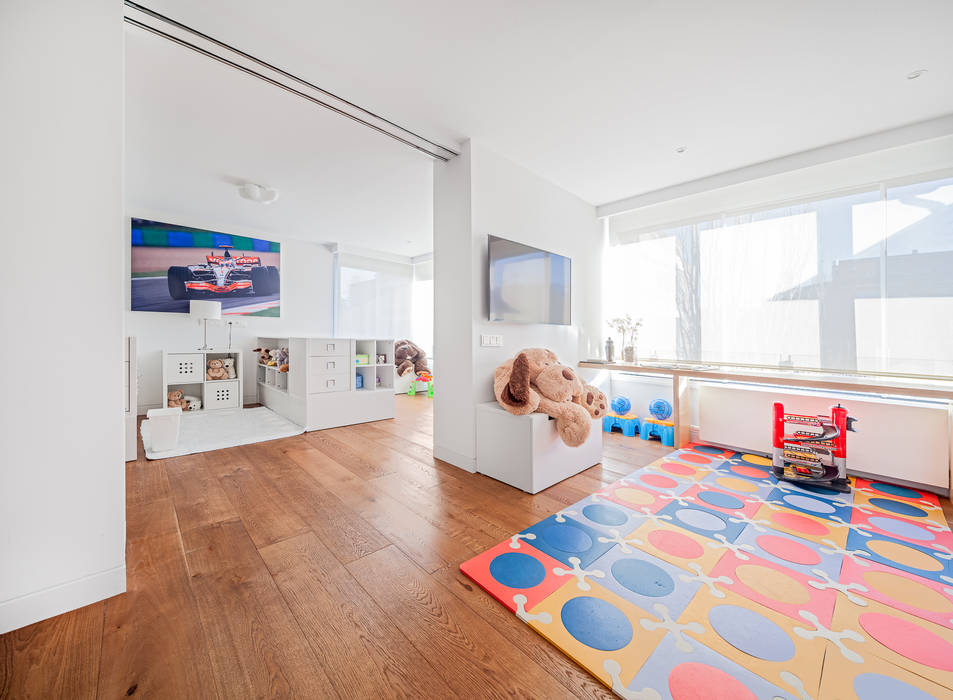 Reforma en La Moraleja, Madrid. - SSARQ Arquitectura, Luzestudio - Fotografía de arquitectura e interiores Luzestudio - Fotografía de arquitectura e interiores Dormitorios infantiles de estilo moderno