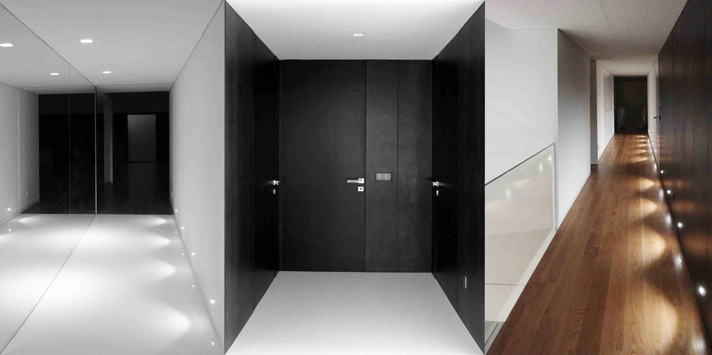 Shelf House, MUTANT architecture & design MUTANT architecture & design Corredores, halls e escadas minimalistas