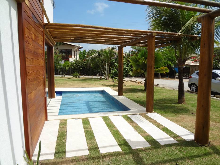 Residência de Praia, Tupinanquim Arquitetura Brasilis Tupinanquim Arquitetura Brasilis Rustikale Häuser