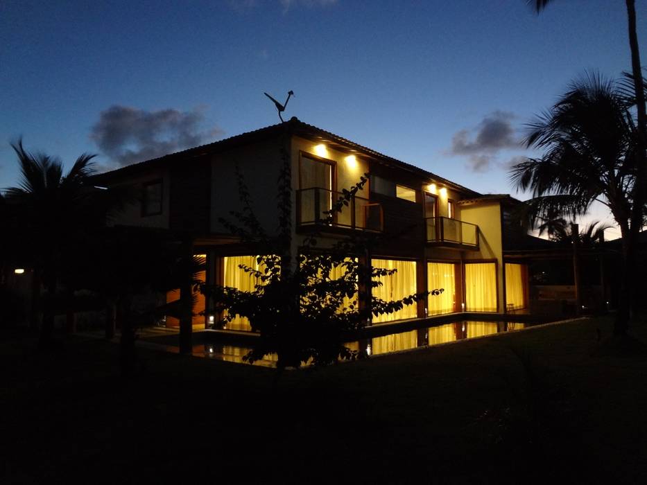 Residência de Praia, Tupinanquim Arquitetura Brasilis Tupinanquim Arquitetura Brasilis Casas rústicas