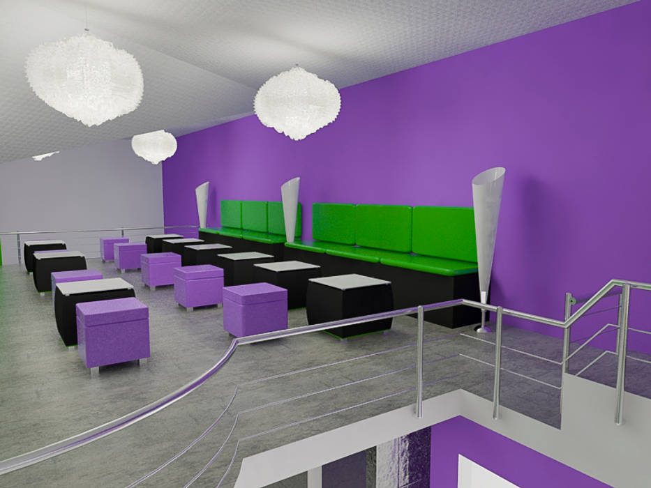 Diseño de Tantra Bar & Lounge, Sixty9 3D Design Sixty9 3D Design Commercial spaces Bars & clubs