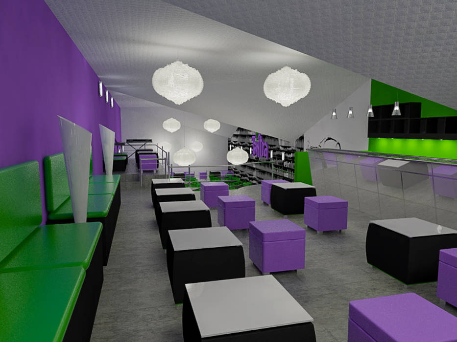 Diseño de Tantra Bar & Lounge, Sixty9 3D Design Sixty9 3D Design مساحات تجارية بار/ ملهى ليلي