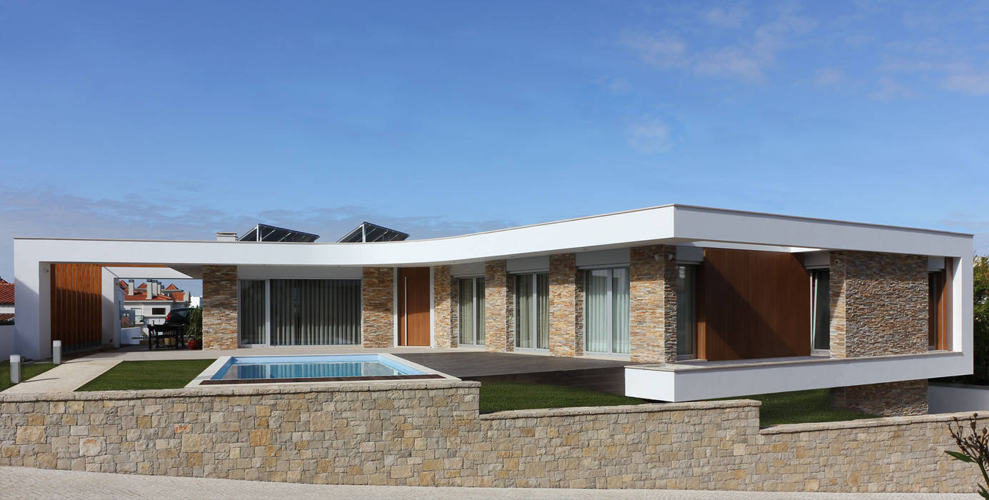 Moradia em Caldas da Rainha, SOUSA LOPES, arquitectos SOUSA LOPES, arquitectos Modern houses