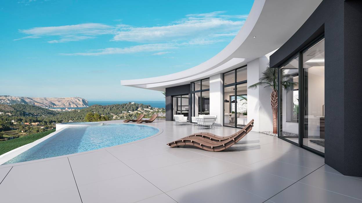 Villa Siro, Miralbo Excellence Miralbo Excellence Modern balcony, veranda & terrace