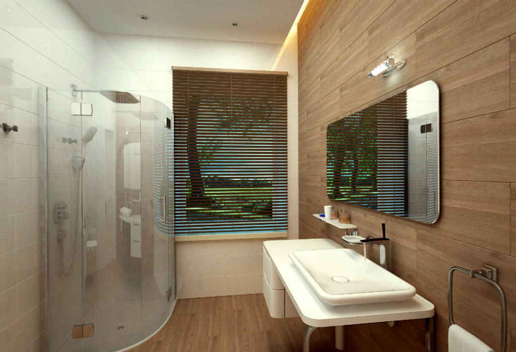 Ванная комната Бюро9 - Екатерина Ялалтынова Ванная комната в эклектичном стиле