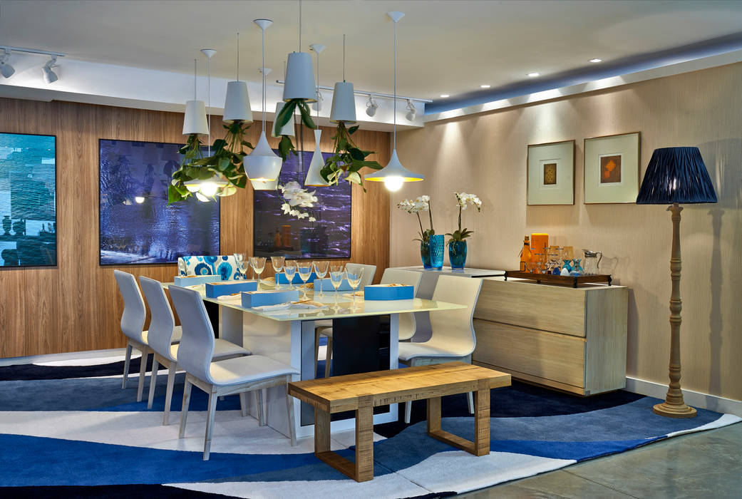 Comedores tropicales de haifatto arq + decor tropical madera acabado en