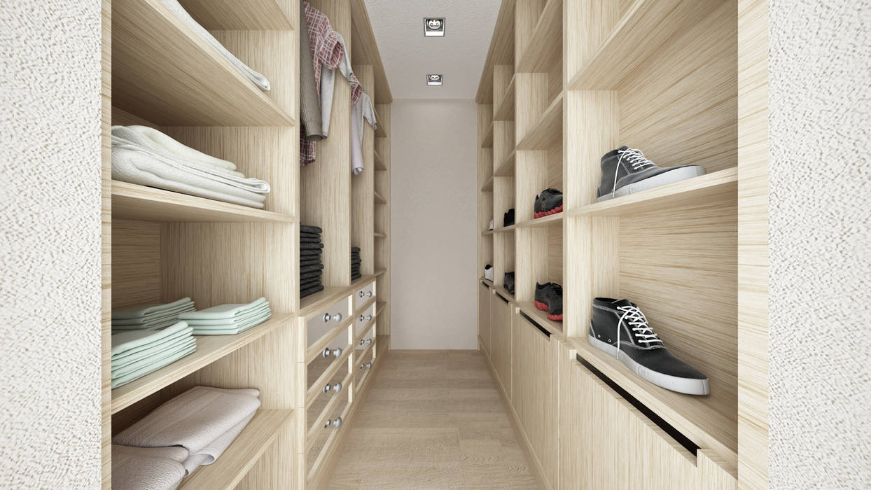 homify Modern dressing room