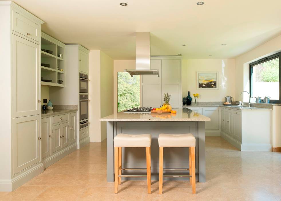 two shades of grey Chalkhouse Interiors Classic style kitchen