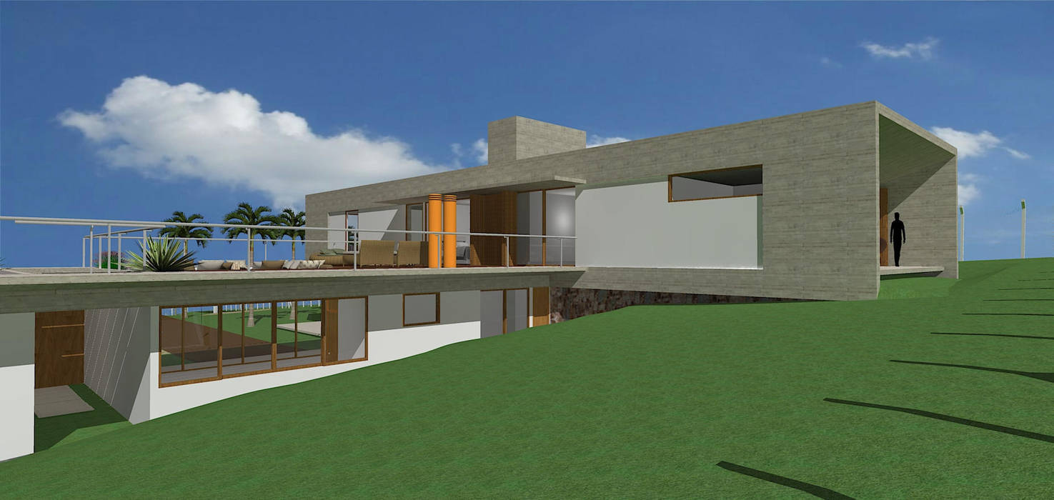 casa hc, grupo pr | arquitetura e design grupo pr | arquitetura e design Modern Houses