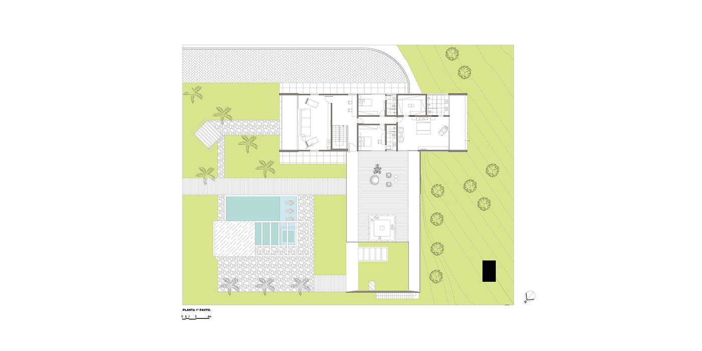 casa hc, grupo pr | arquitetura e design grupo pr | arquitetura e design Modern Walls and Floors