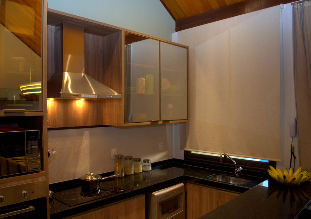 Projeto Sky- Malawí Beach Houses, Muro Alto, Pernambuco, Brasil, Deise leal interiores Deise leal interiores Kitchen