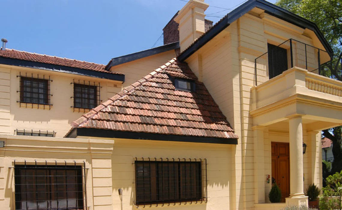 Techos y ventanas Radrizzani Rioja Arquitectos Eclectic style windows & doors Copper/Bronze/Brass pitched roof,windows