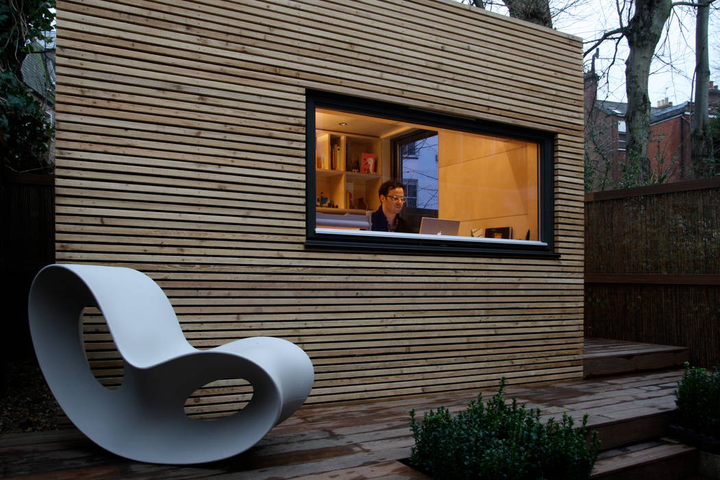 Workpod, ecospace españa ecospace españa Modern study/office Wood Wood effect