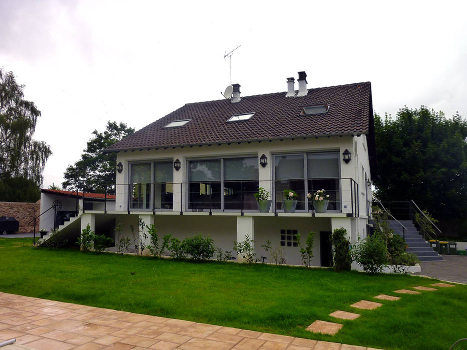 Maison après travaux Olivier Stadler Architecte Maisons modernes Béton