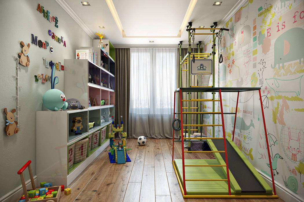 homify Ausgefallene Kinderzimmer Holzspanplatte