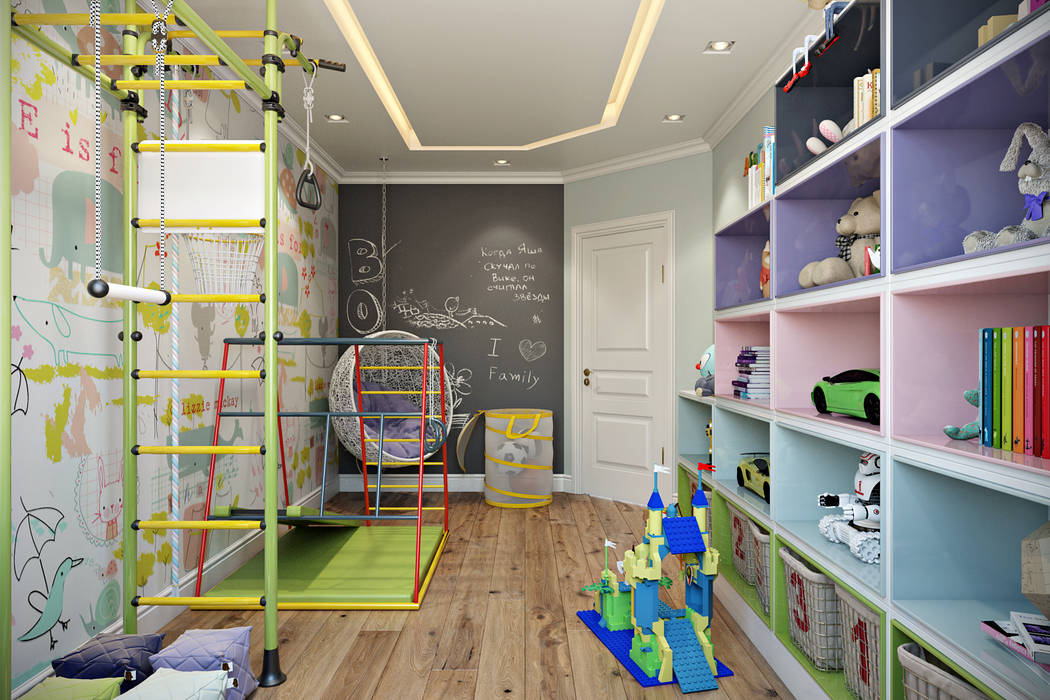 homify Chambre d'enfant originale Bois Effet bois