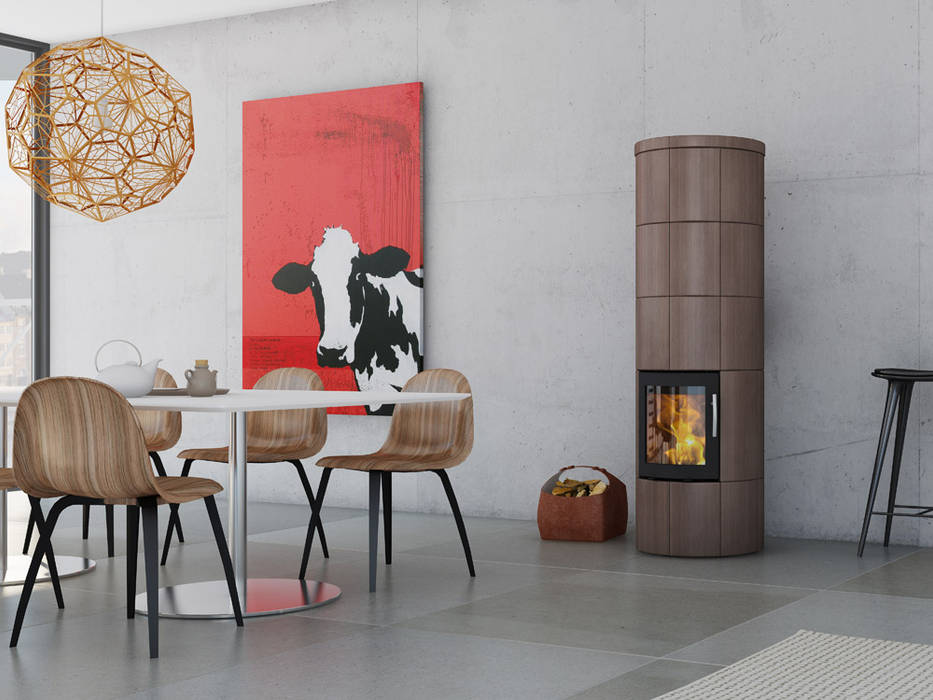 M Serie, Speicherofen Bernhard Schleicher e.K. Speicherofen Bernhard Schleicher e.K. Modern Living Room Fireplaces & accessories