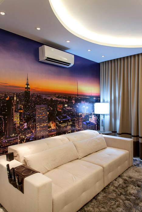 Ruang Media Modern Oleh Arquiteto Aquiles Nícolas Kílaris Modern