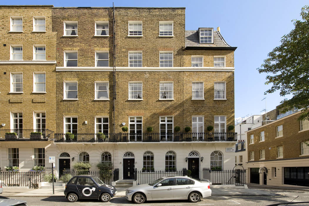 Front elevation of the Chester Street House Nash Baker Architects Ltd Klassieke huizen Stenen