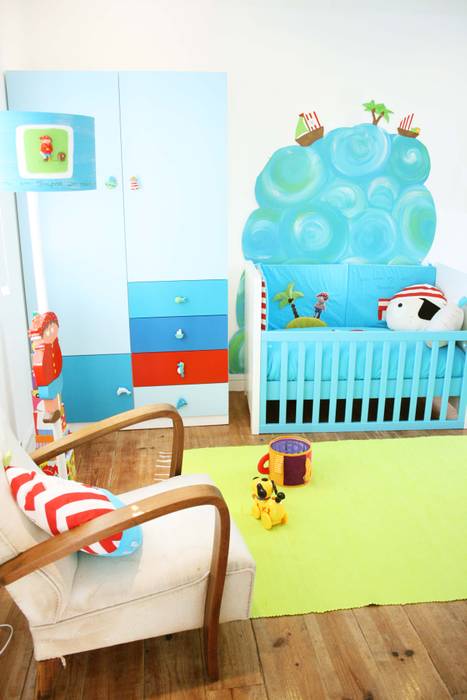 Quarto do Tiago, Cristiana Resina Cristiana Resina Moderne Kinderzimmer Accessoires und Dekoration