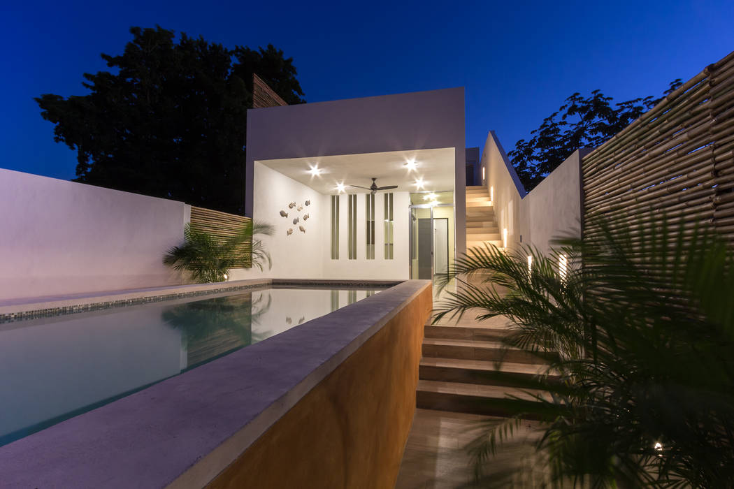 CASA 45, CERVERA SÁNCHEZ ARQUITECTOS CERVERA SÁNCHEZ ARQUITECTOS Hồ bơi phong cách chiết trung