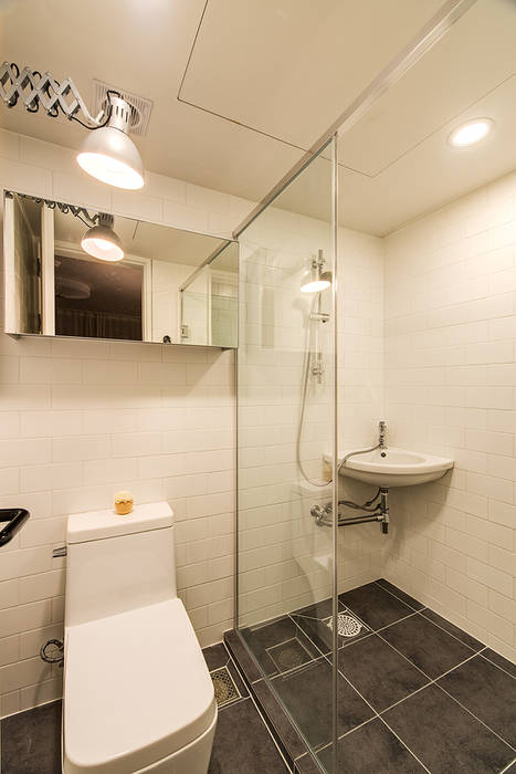 용인시 수지구 죽전동 성현마을 광명샤인빌아파트 (24평형), 아르떼 인테리어 디자인 아르떼 인테리어 디자인 모던스타일 욕실