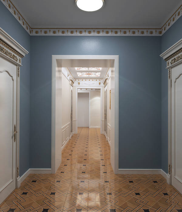 homify Classic style corridor, hallway and stairs