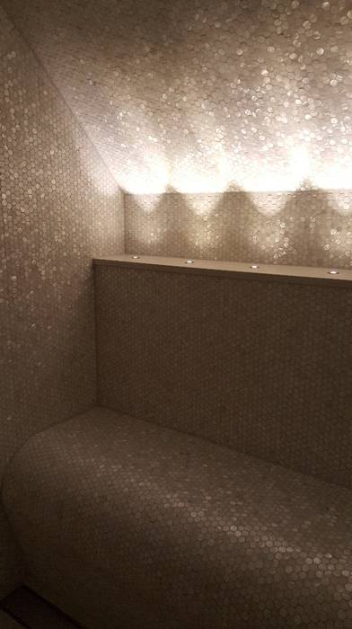 Pearl Mosaics steam room Design Republic Limited Spa modernos