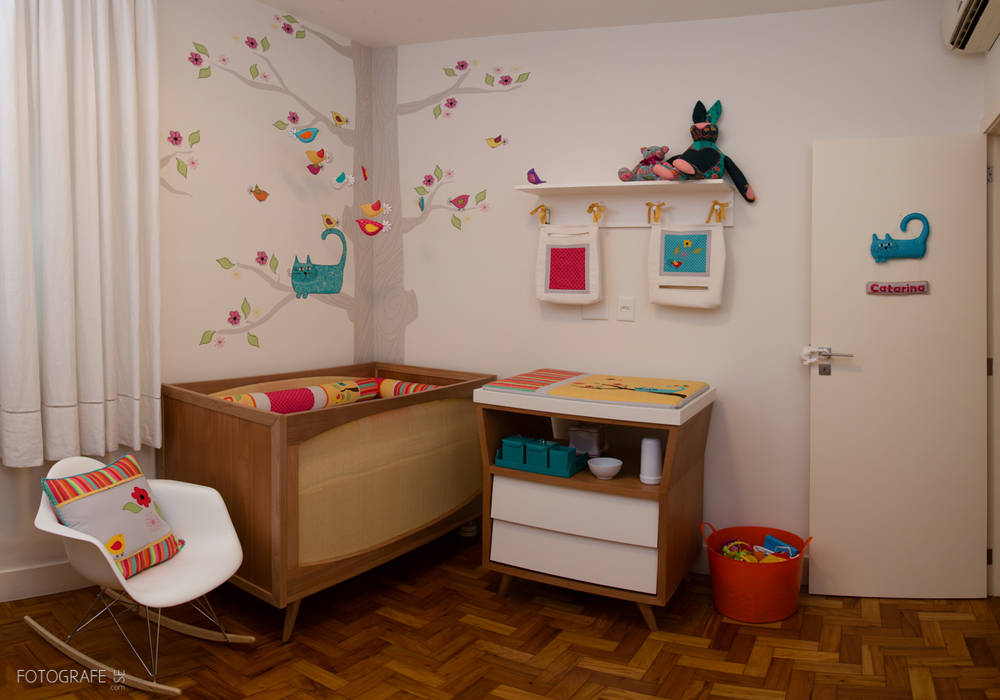 Quarto da Catarina, Fina Stampa Fina Stampa Quarto infantil moderno