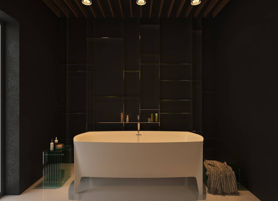 Санузел Ivantsov design studio Ванная комната в стиле минимализм Металл