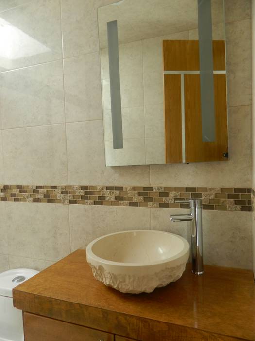 Real de Palmas 01 , ECNarquitectura ECNarquitectura 現代浴室設計點子、靈感&圖片