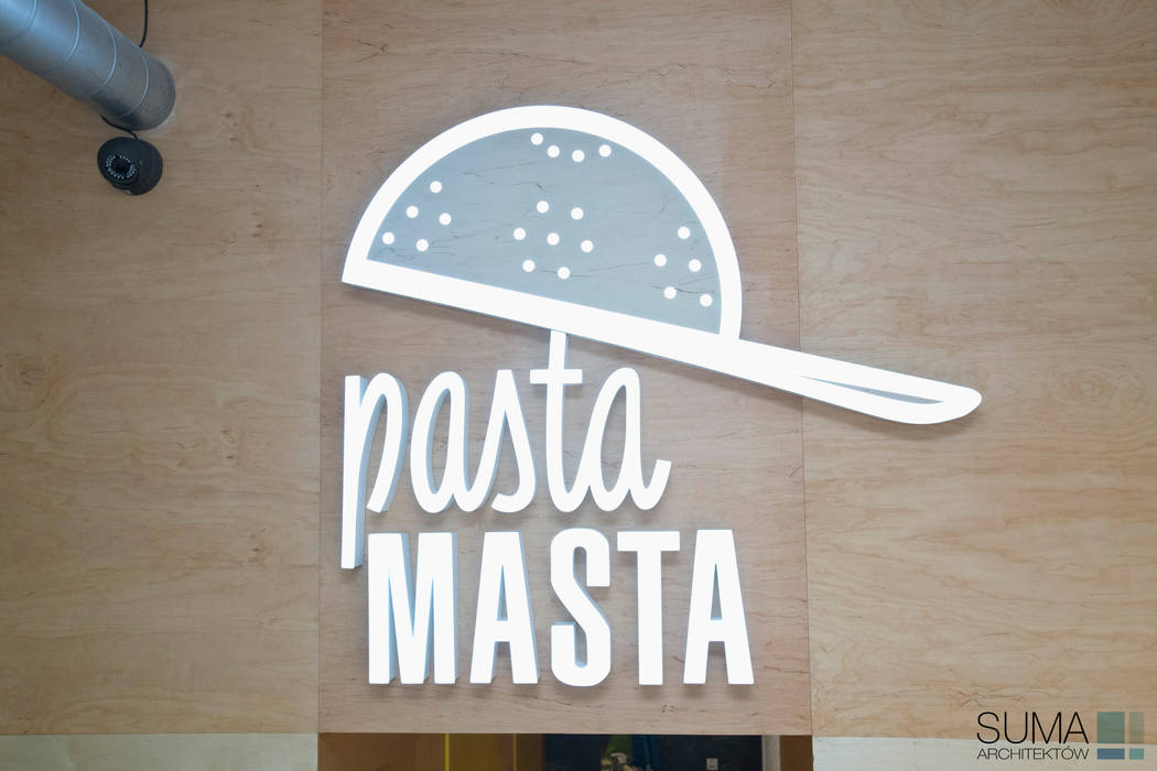 PASTA MASTA #1 SUMA Architektów Powierzchnie handlowe Gastronomia